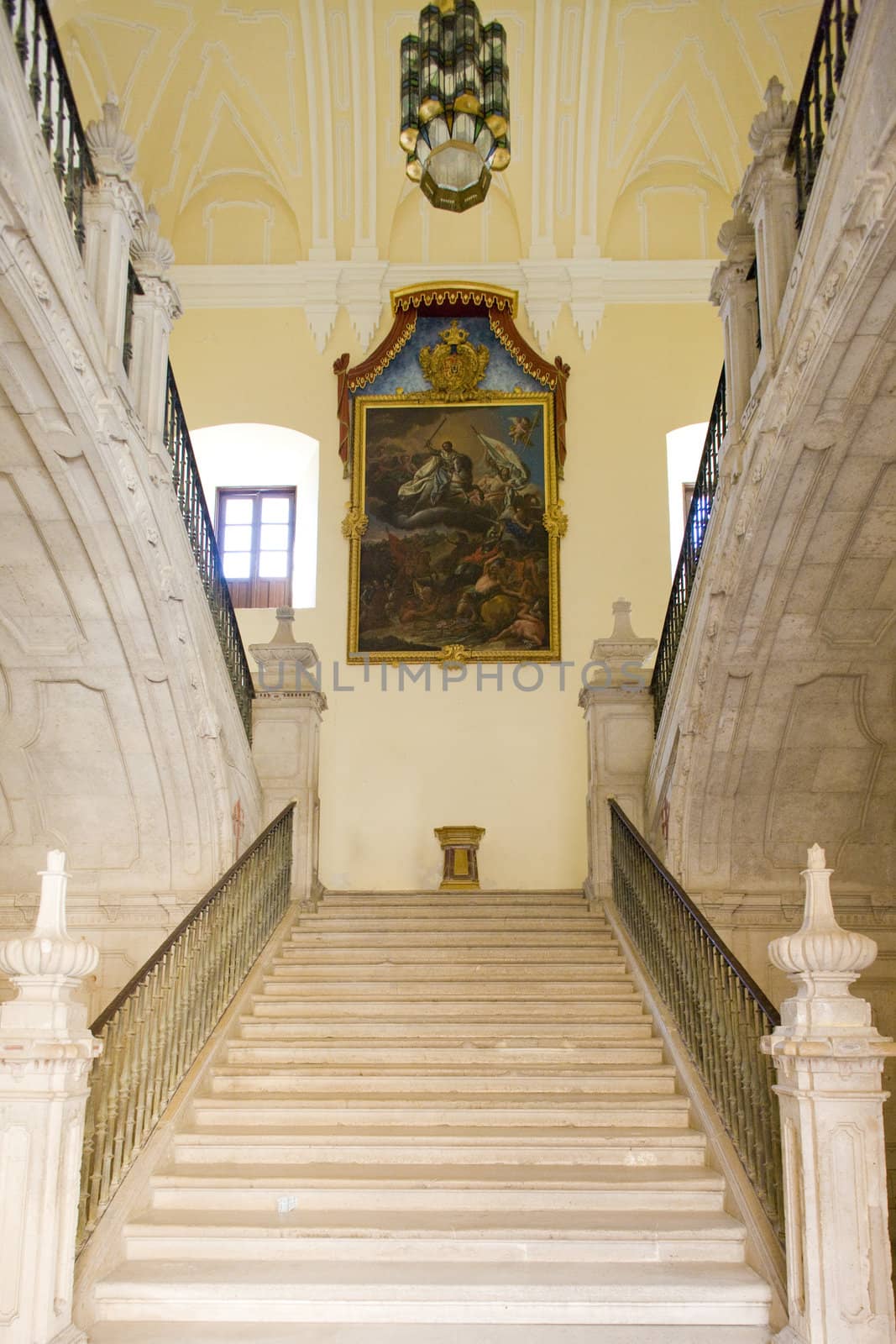 interior of Monastery of Ucles, Castile-La Mancha, Spain