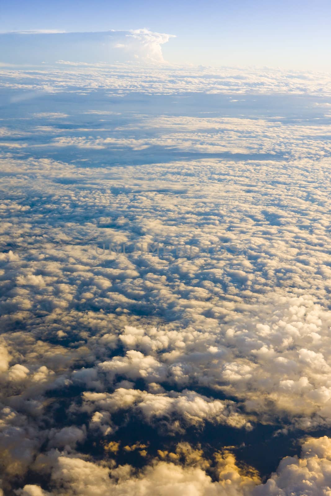 clouds - view from plane