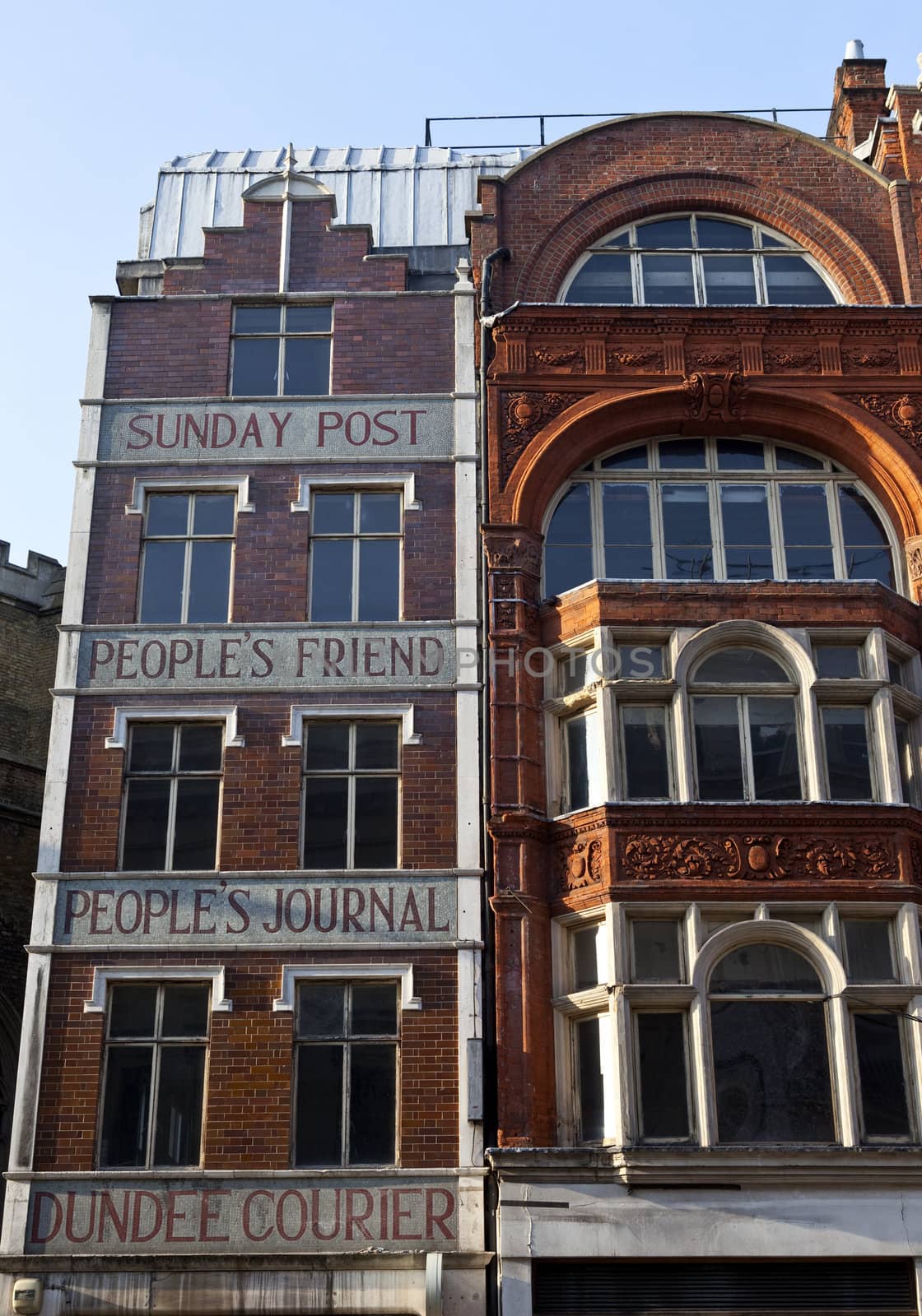 Old Publishing Buildings on Fleet Street in London. by chrisdorney