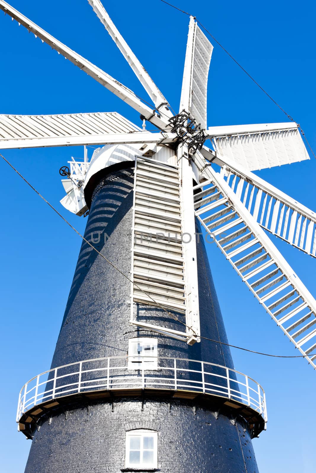 windmill in Heckington, East Midlands, England by phbcz