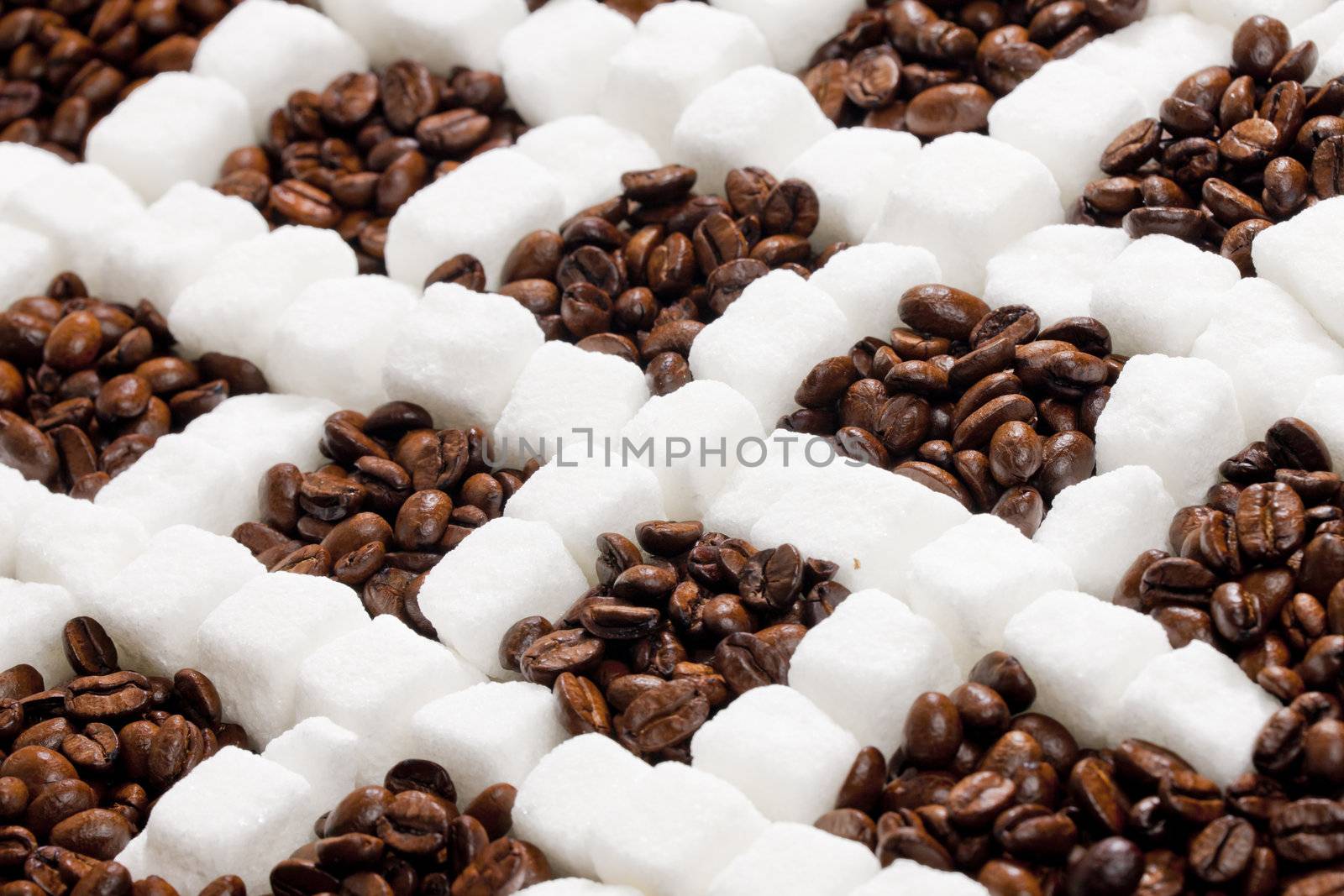 still life of coffee and sugar