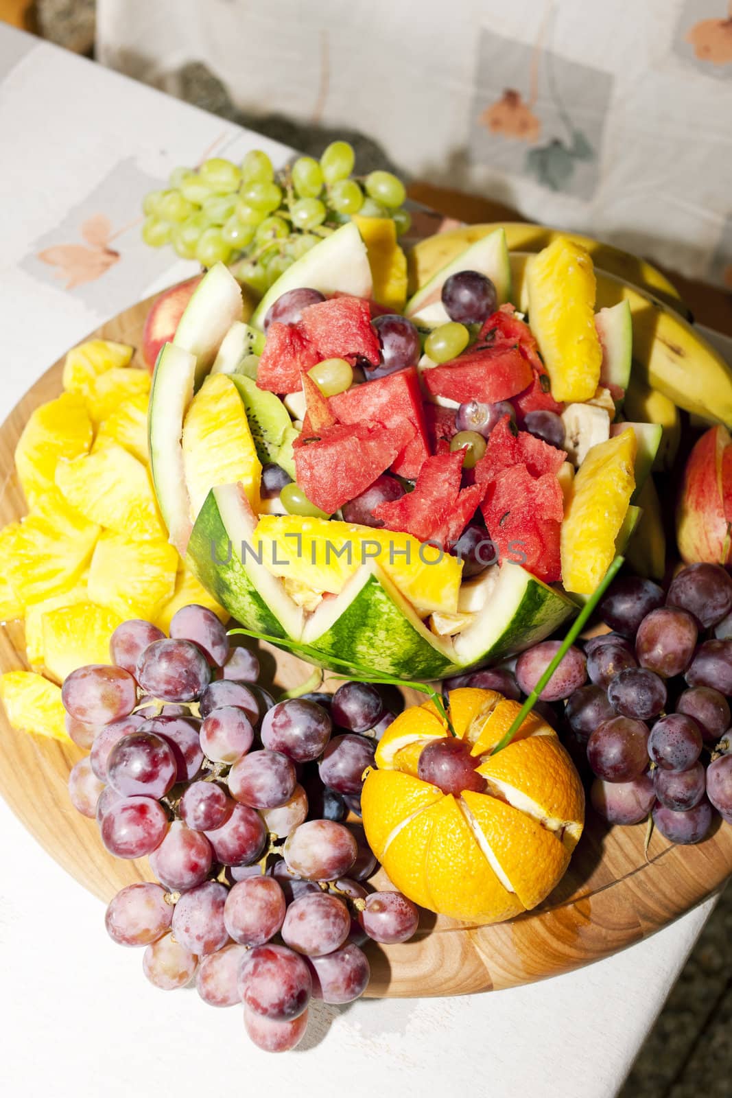 fruit still life with water melon by phbcz