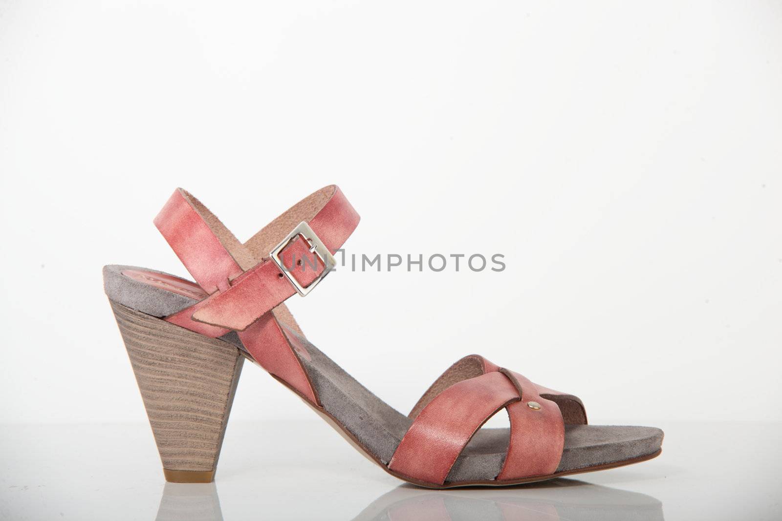 woman shoes on white background by fiphoto