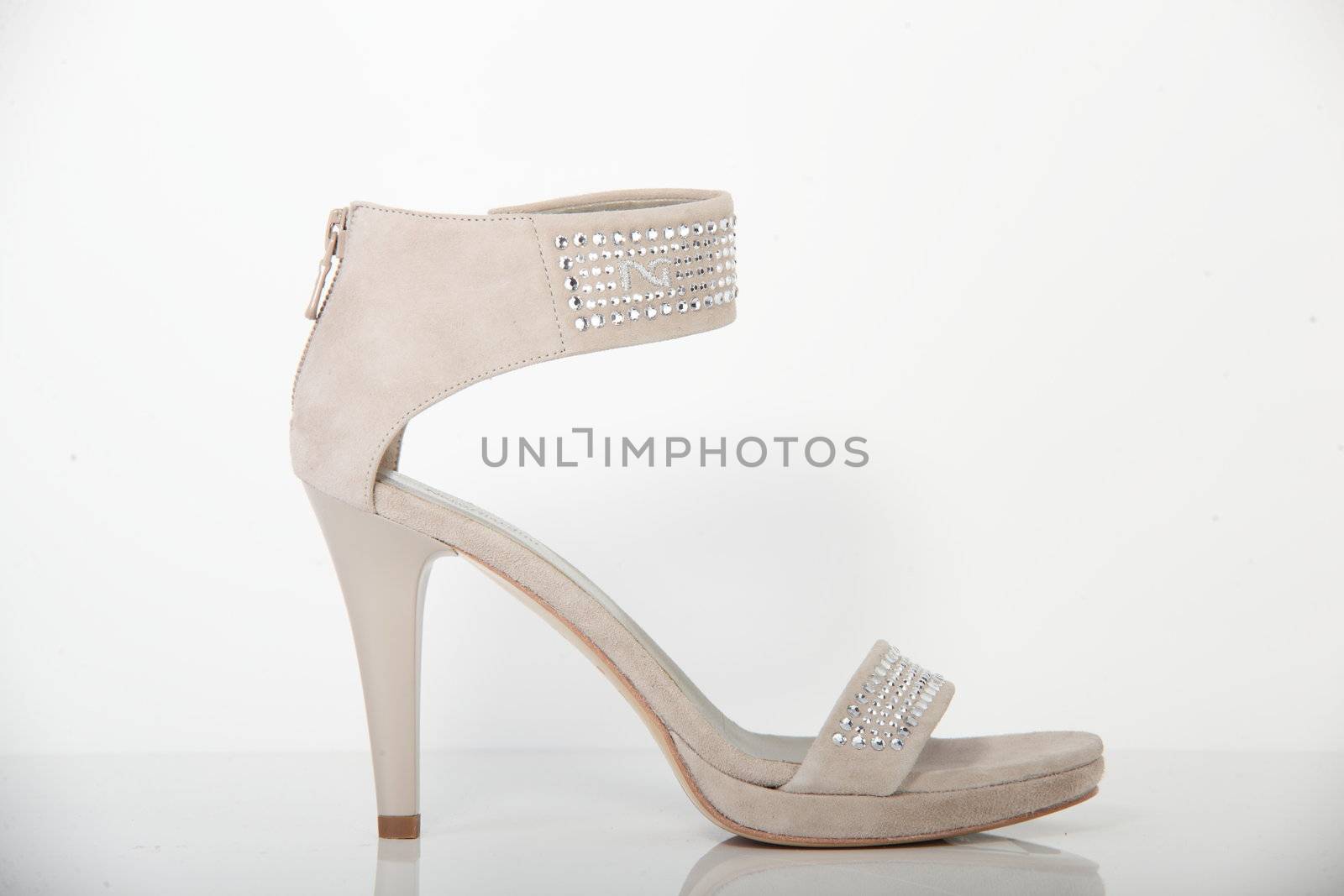 woman shoes on white background by fiphoto