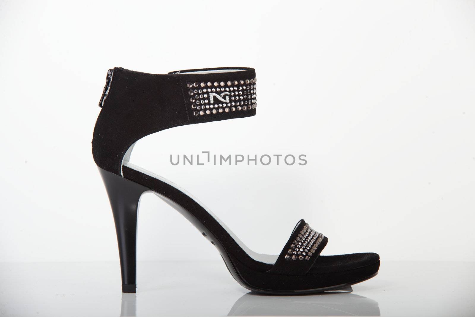 woman shoes on white background by fiphoto