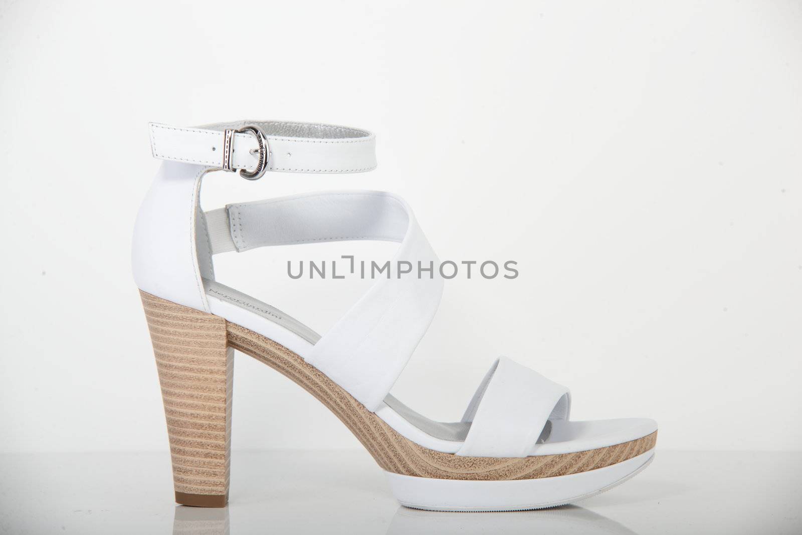 woman shoes on white background by fiphoto