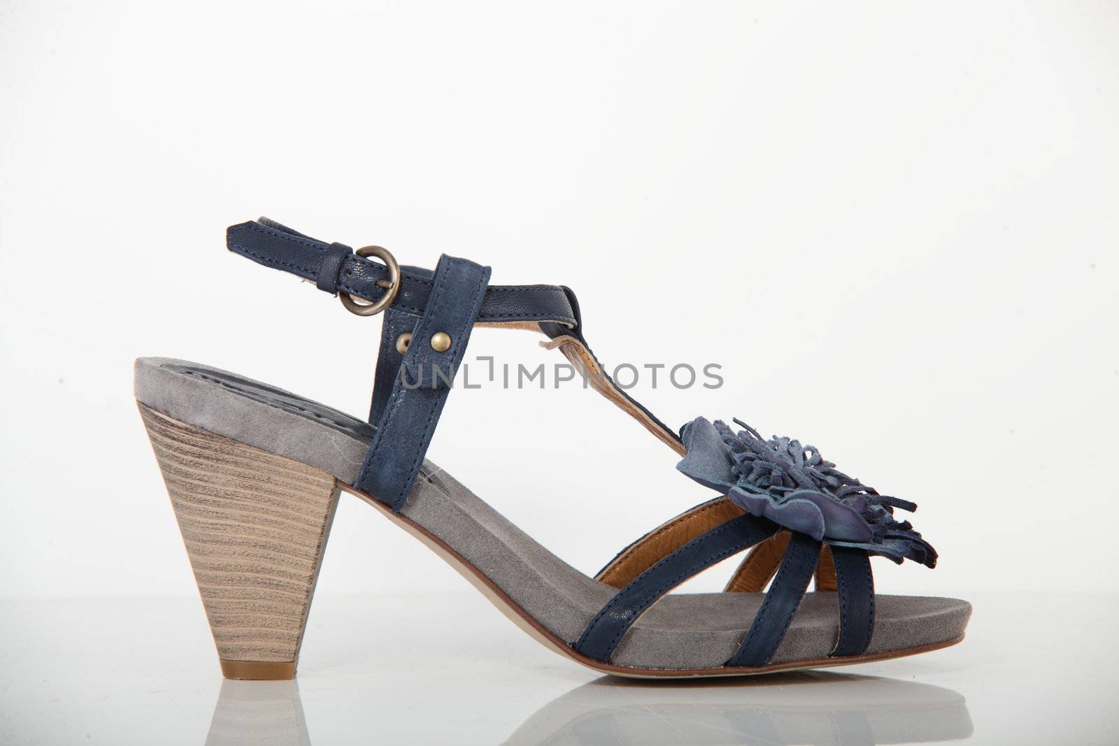 woman shoes on white background by fiphoto