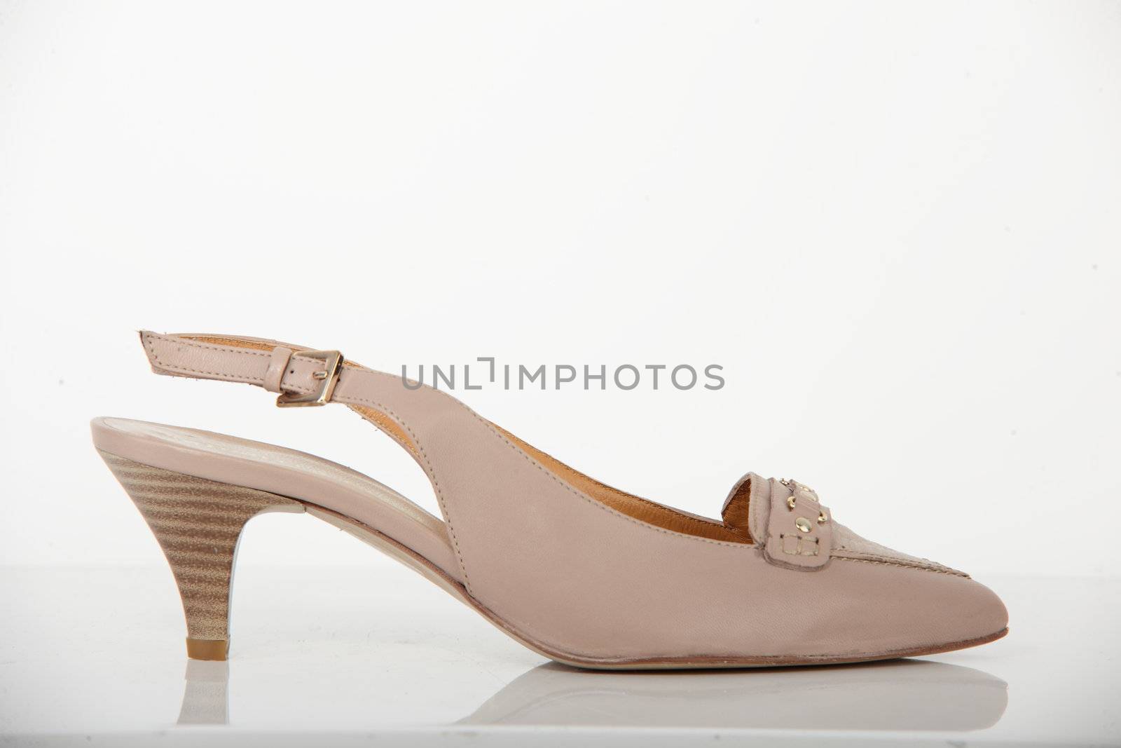 woman shoes on white background by fiphoto