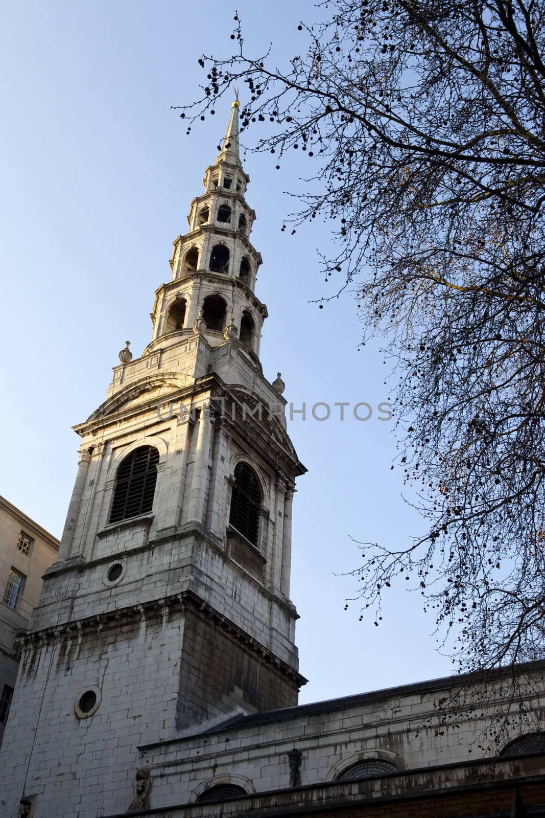 St. Brides Church in Fleet Street, London