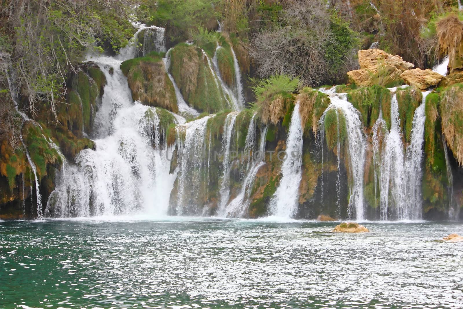 National park Krka, waterfall on Krka river, Croatia