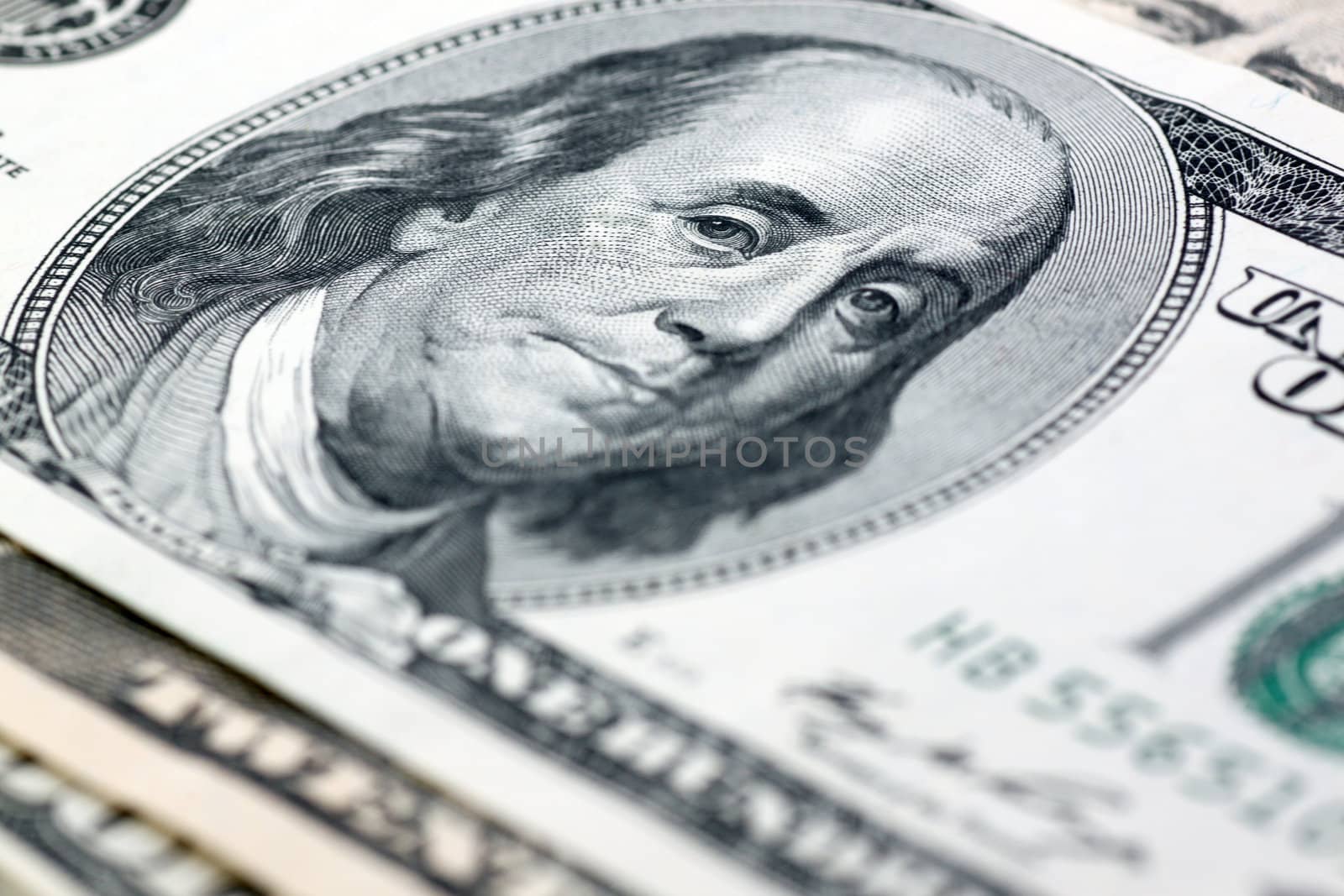 close up of dollars