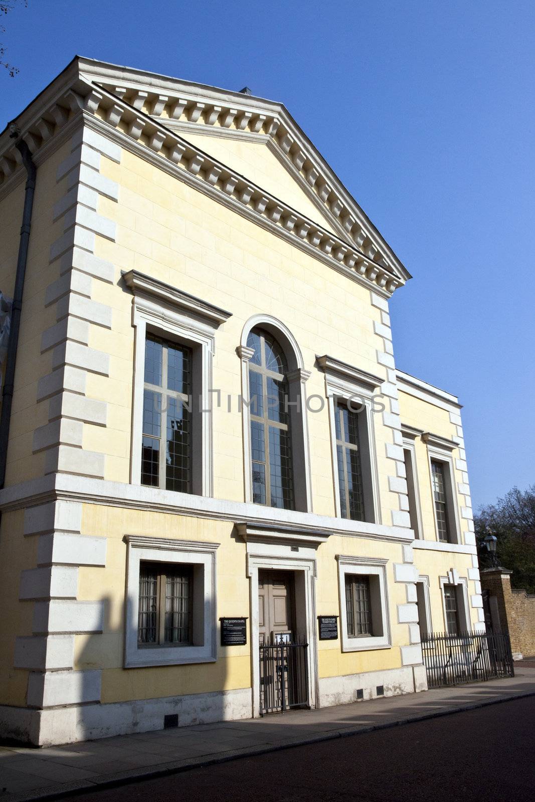 Queen's Chapel at St. James's Palace in London.