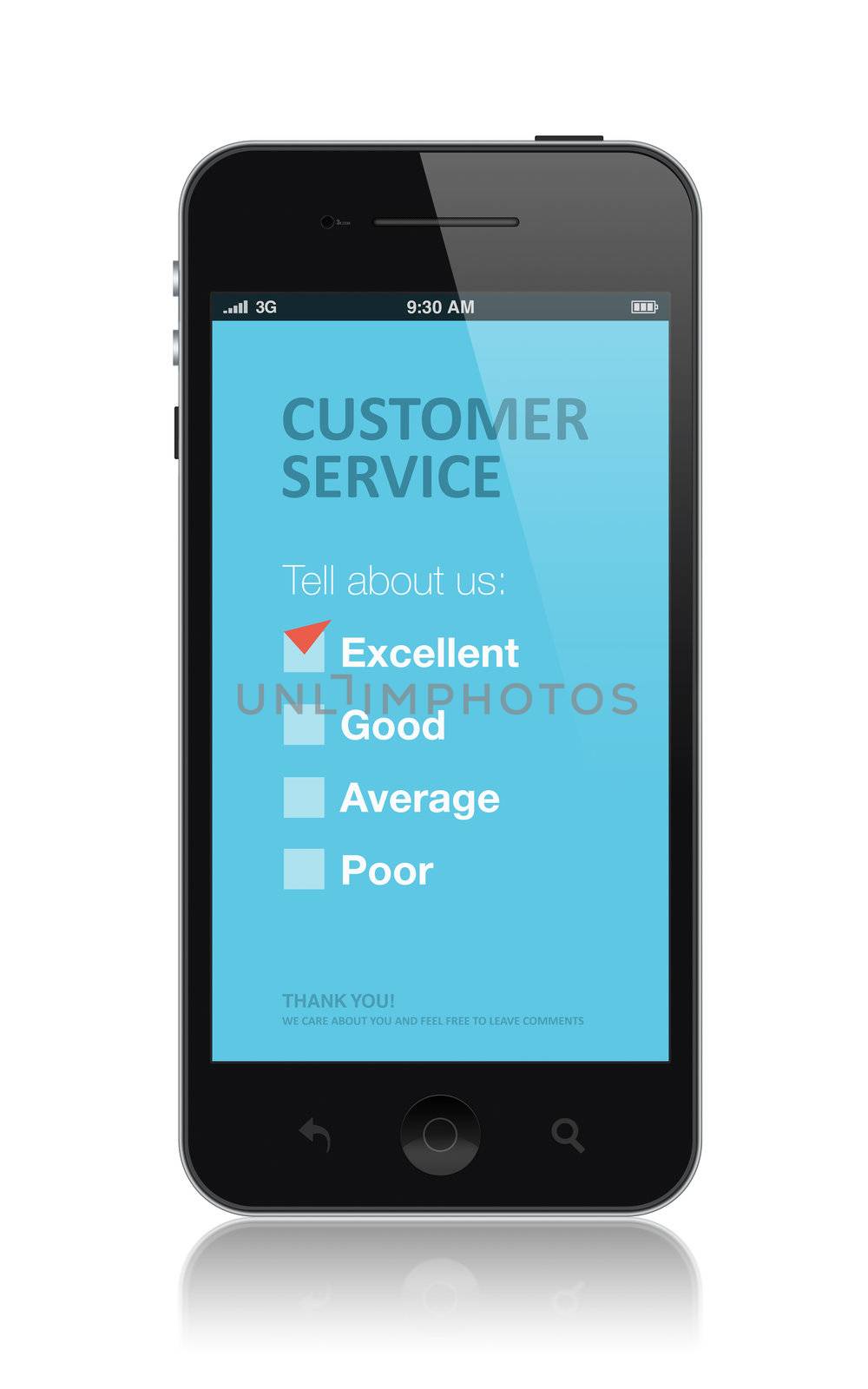 Customer service survey application by bloomua