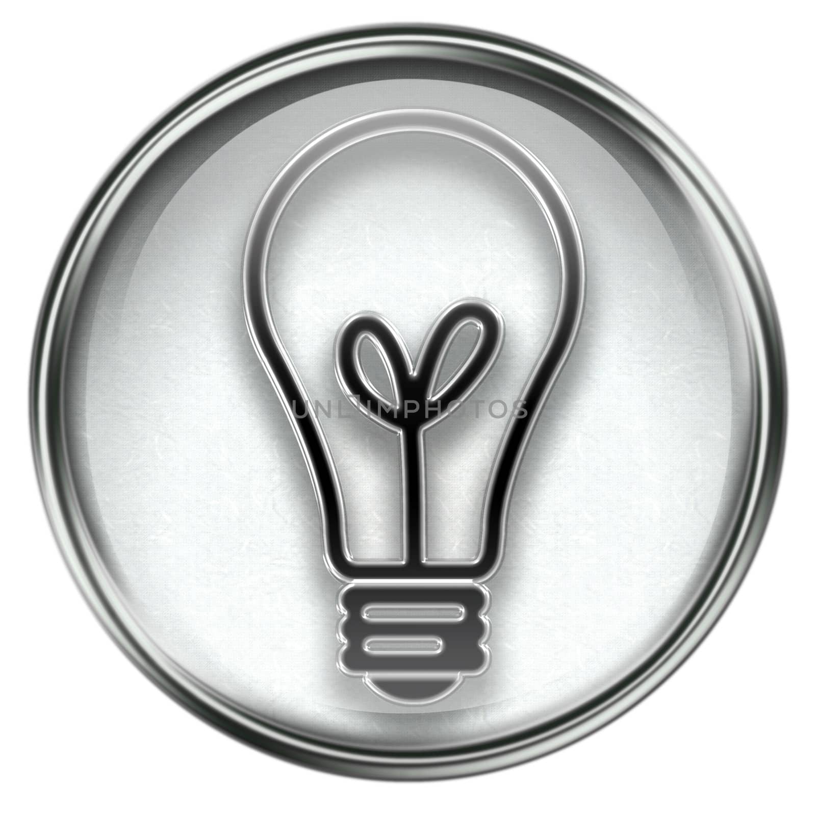 Light Bulb Icon grey by zeffss