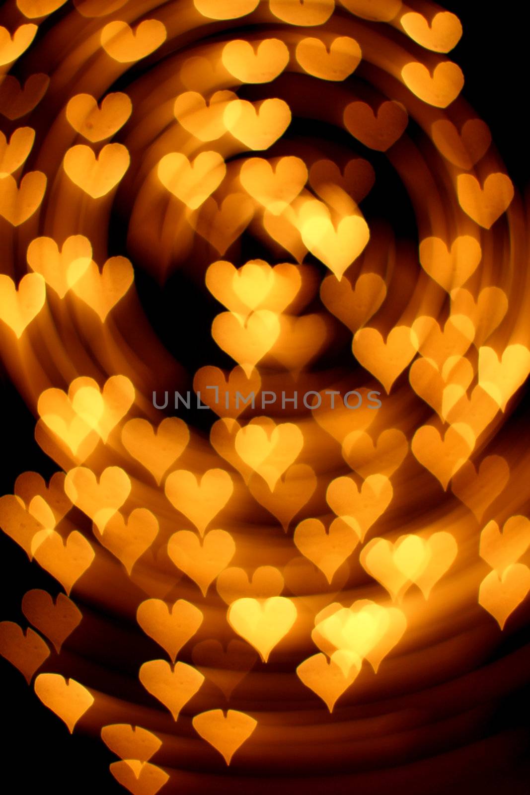 bokeh hearts by Yellowj