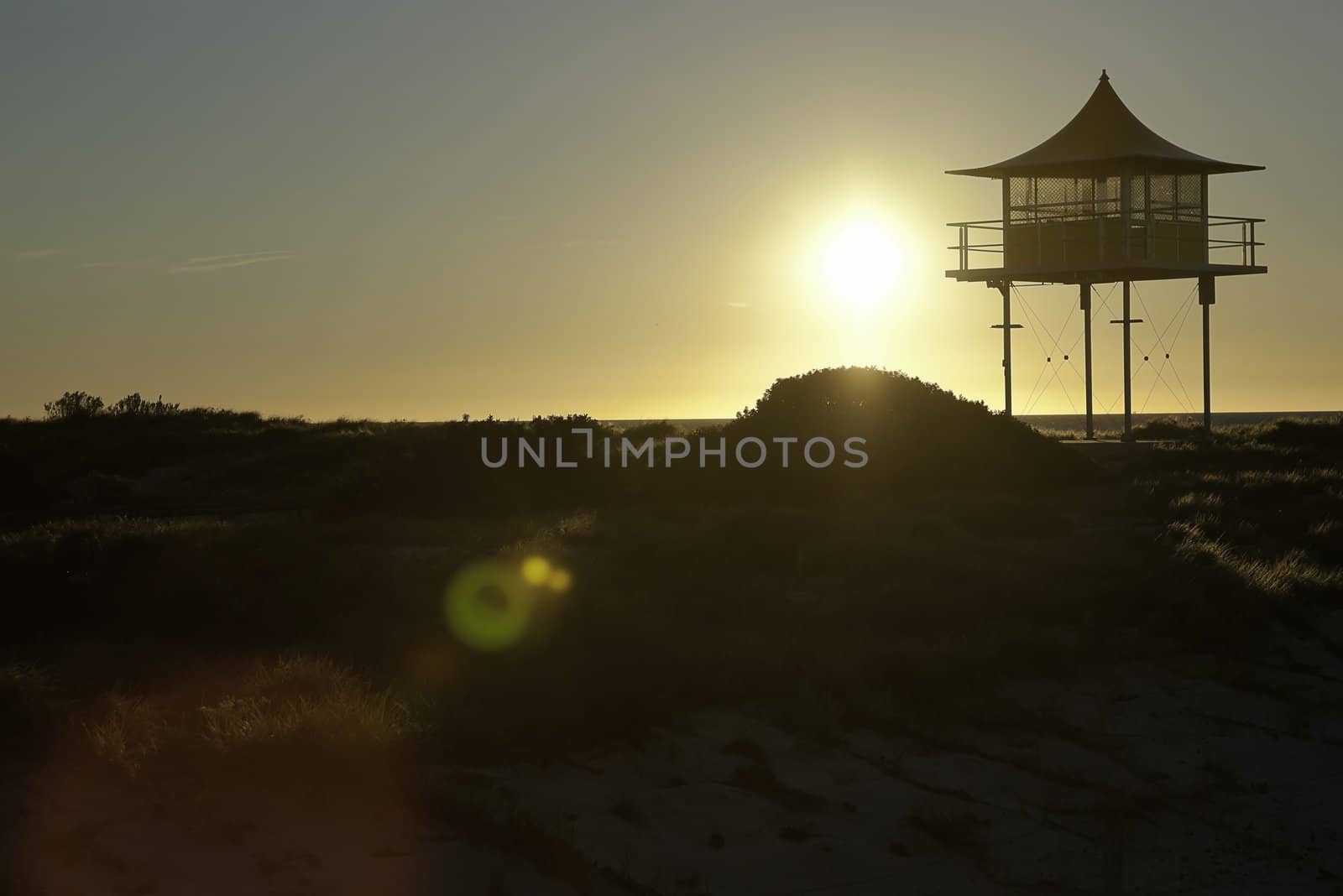 surf life savers lookout sunset by clearviewstock