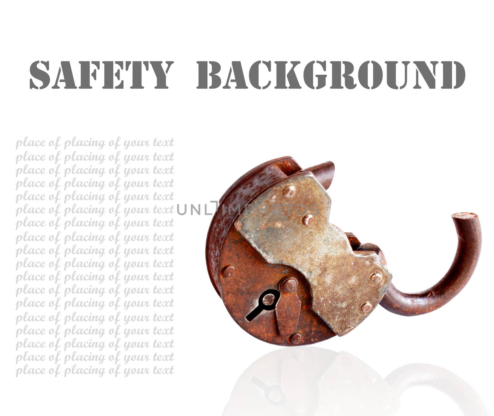 Safety concept.Background