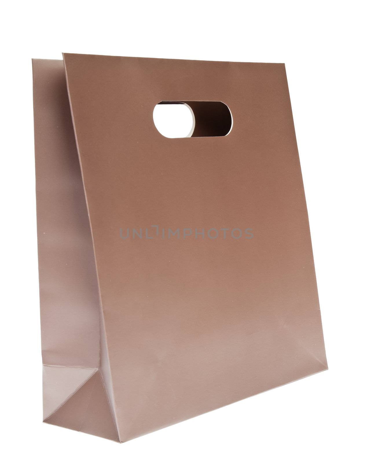 shopping bag, chocolate color