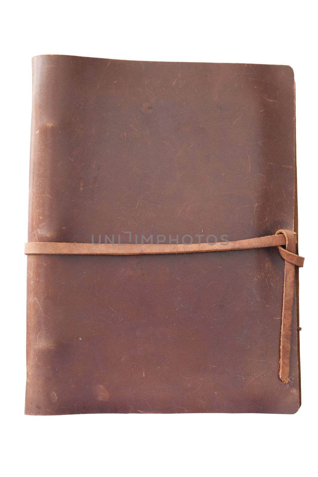 Antique leather book cover by FrameAngel