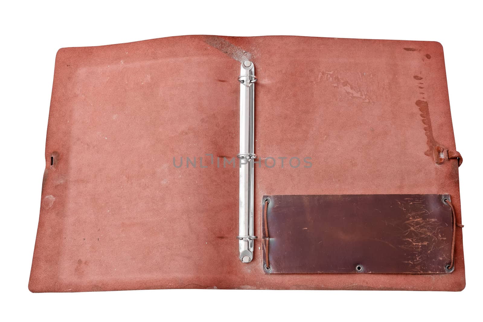 open antique leather book  by FrameAngel