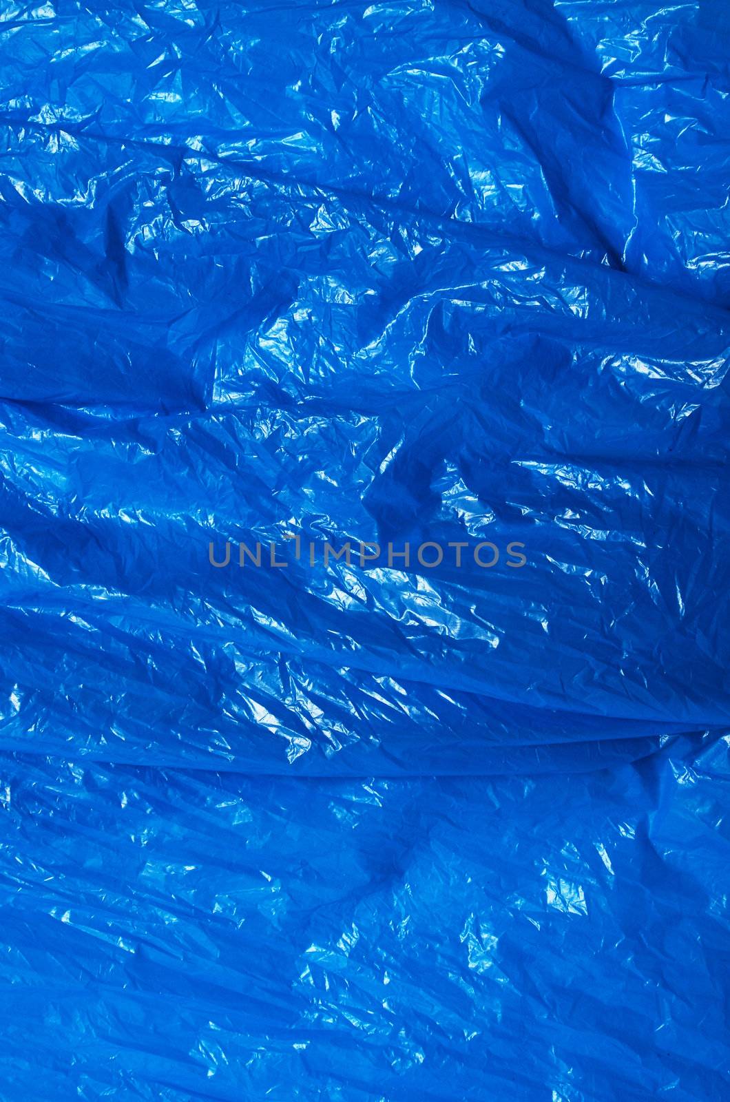 A blue plastic bag texture, macro, background by DNKSTUDIO