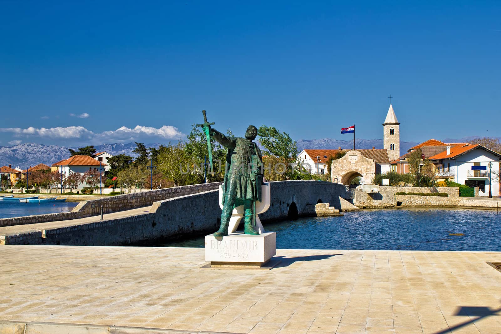Dalmatian Town of Nin entrance, Adriatic, Croatia
