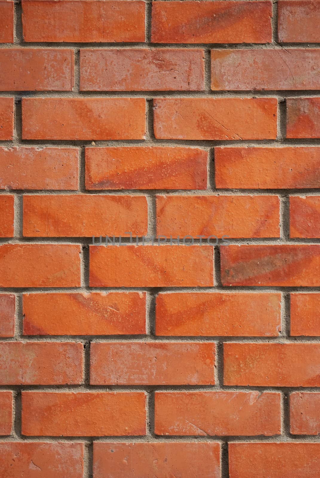 Red brick wall texture.