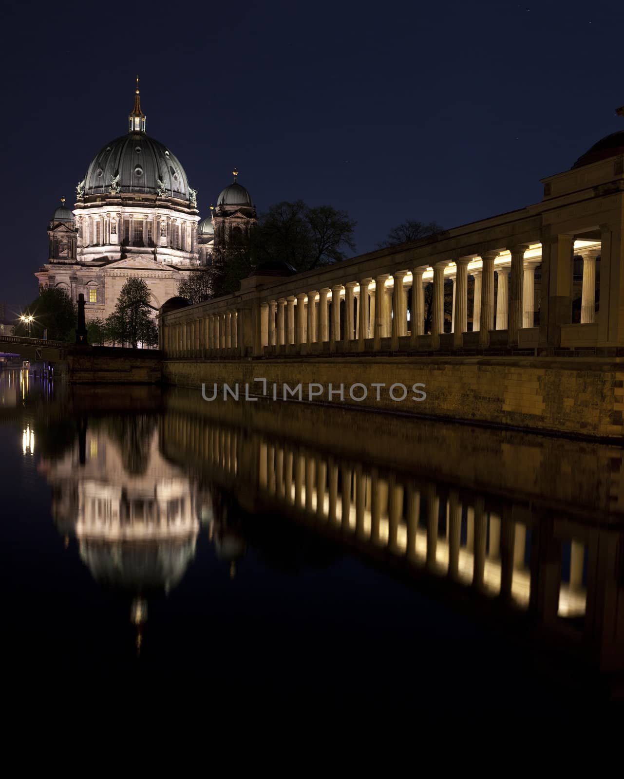 View of the Berliner Dom and part of the Old National Gallery by chrisdorney