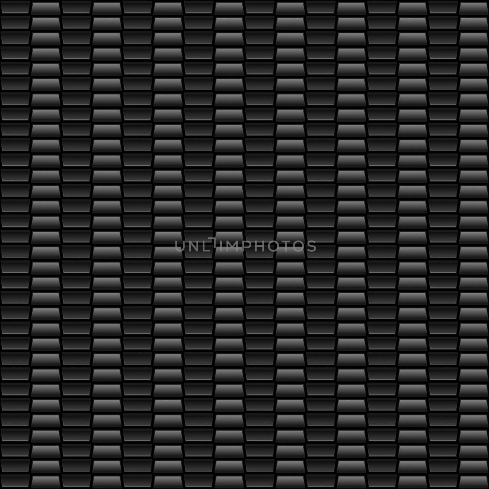 Gray woven carbon fiber material that works great as a pattern.  This texture tiles seamlessly in any direction.
