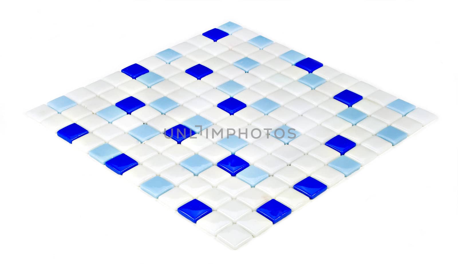 colourful mosaic texture isolated on white