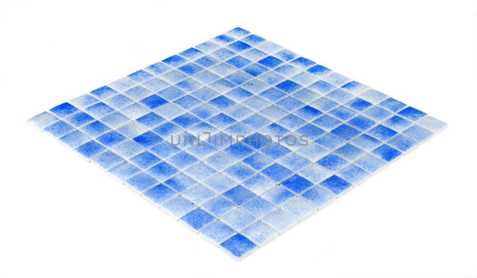 colourful mosaic texture isolated on white