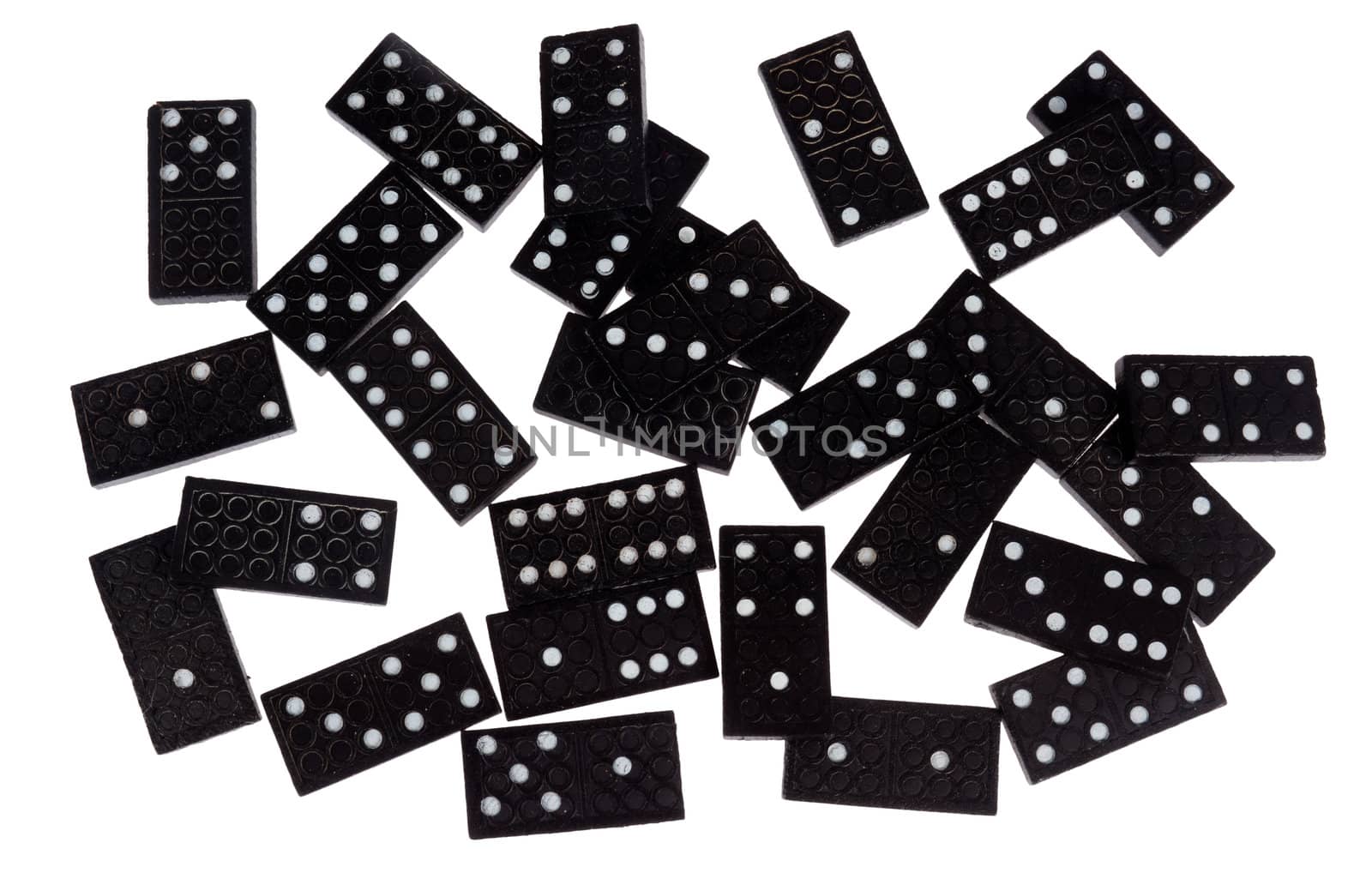 domino game, isolated on background