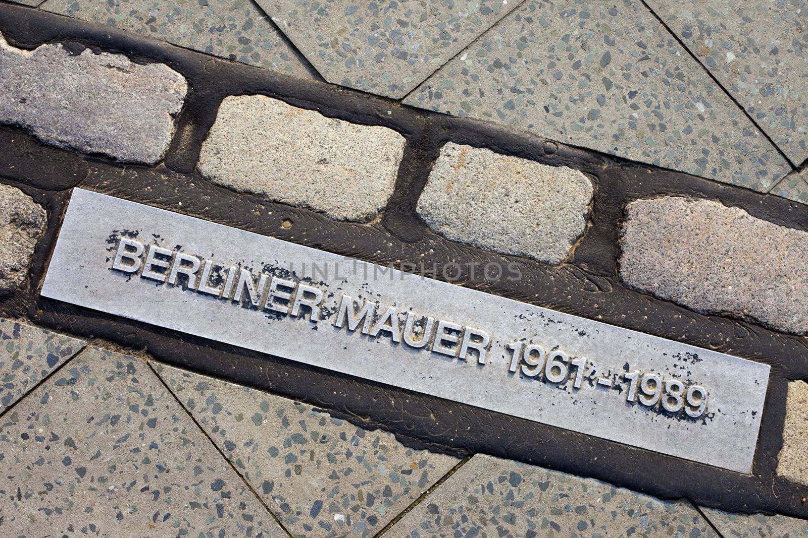 Berlin Wall Plaque/Marker by chrisdorney
