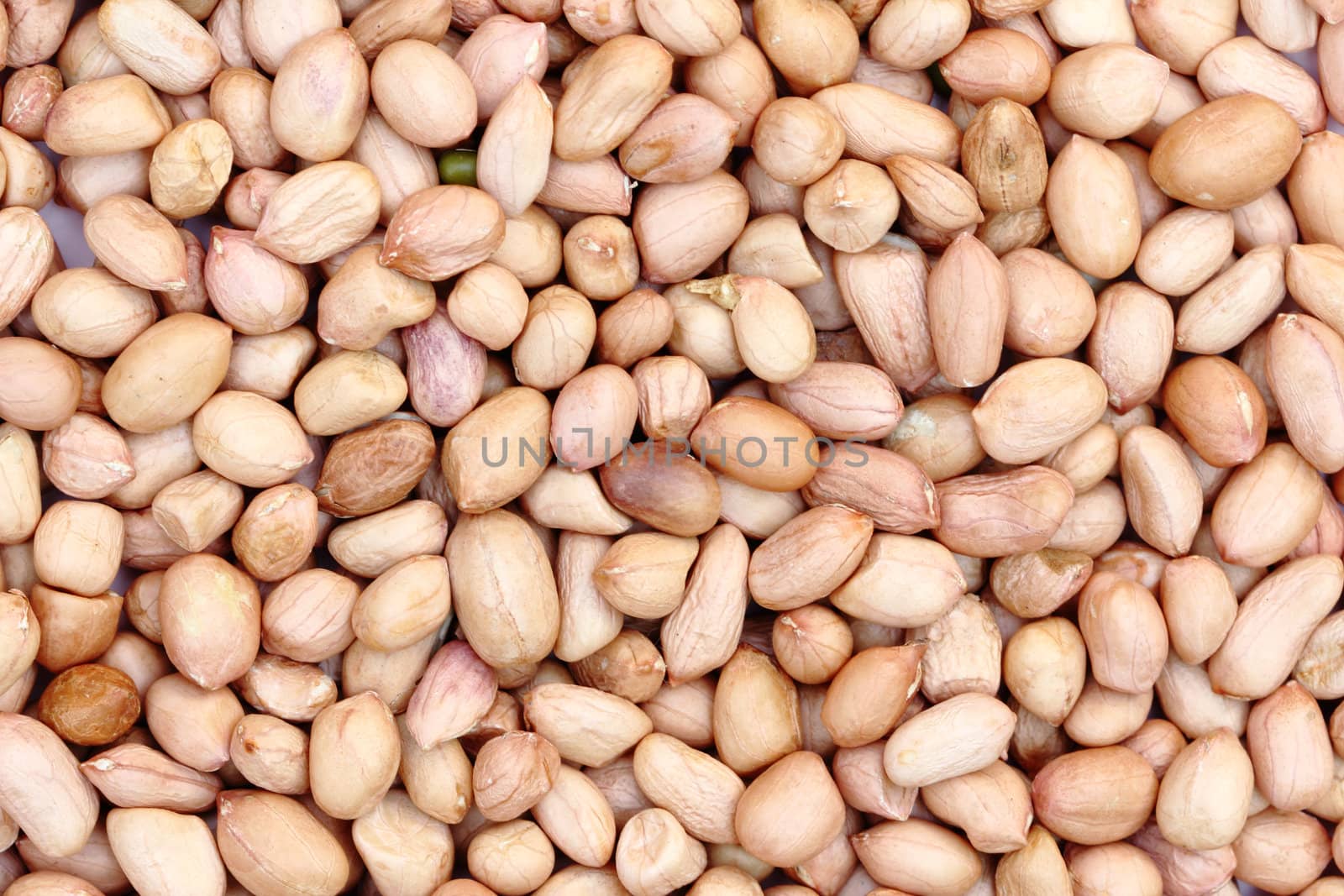 Close up of pile of ground nut use for background