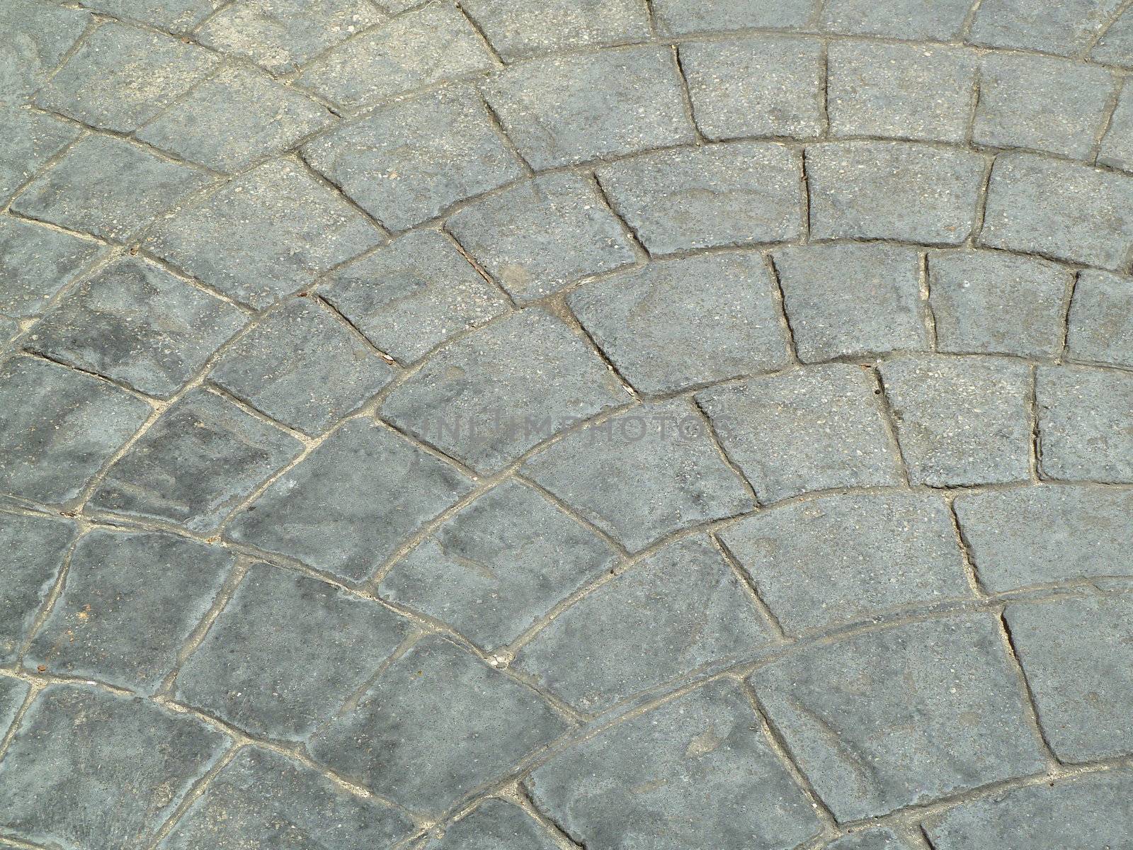 grey fake block paving as a background