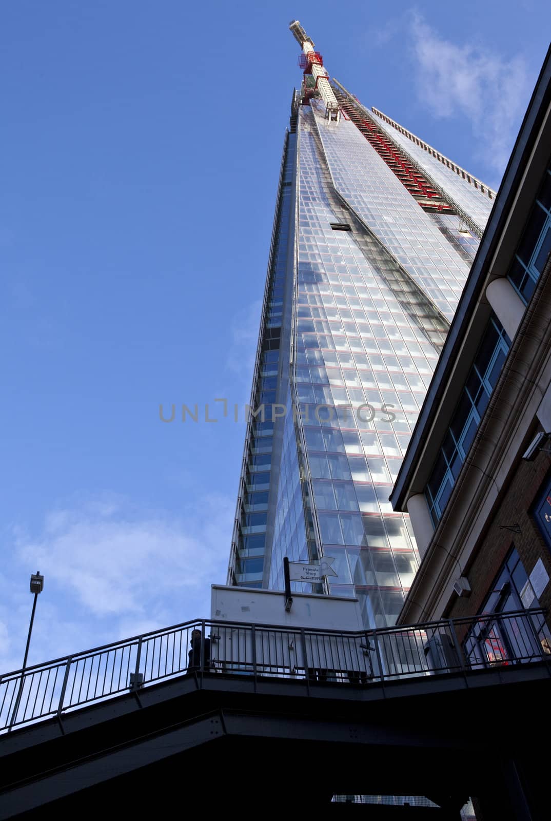 The Shard Building Under Construction by chrisdorney