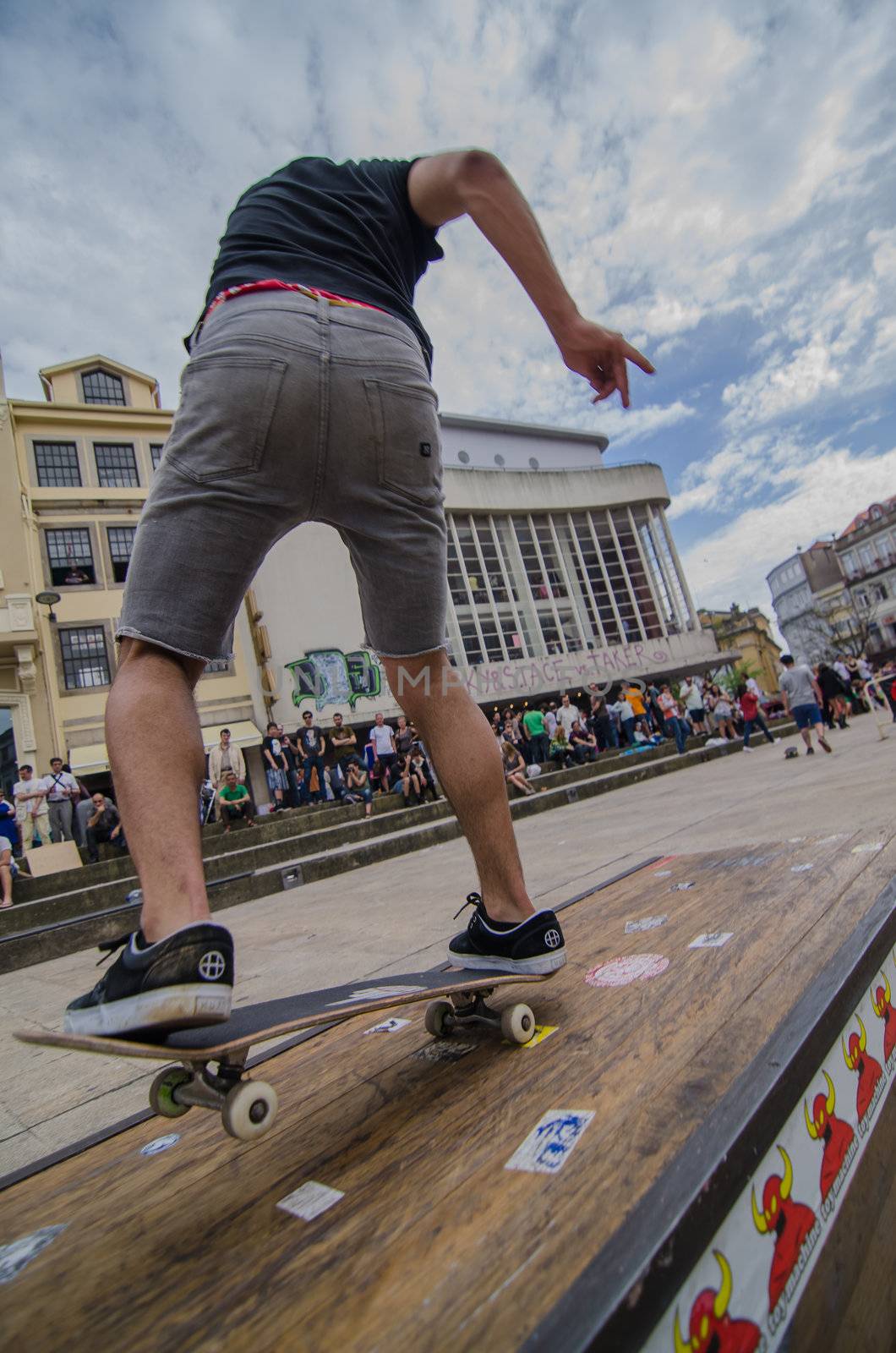 PORTO, PORTUGAL - MAY 12: Juan during the King of Lines on May 12, 2012 in Porto, Portugal.