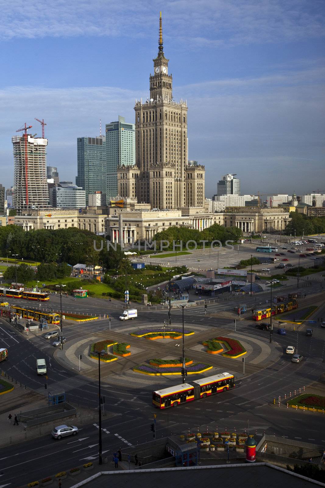 Palace of Culture and Science in Warsaw.