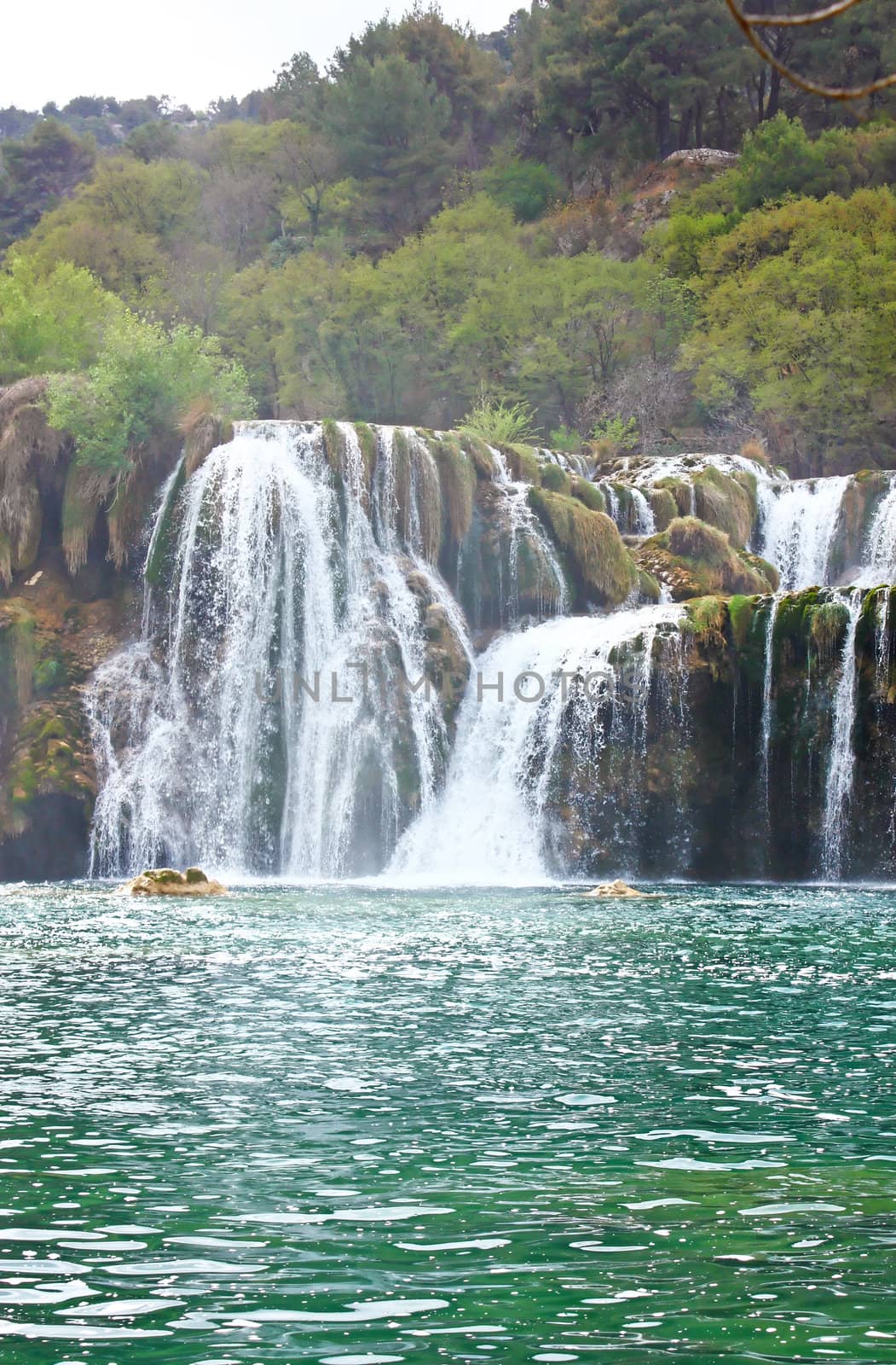 National park Krka, waterfall on Krka river, Croatia