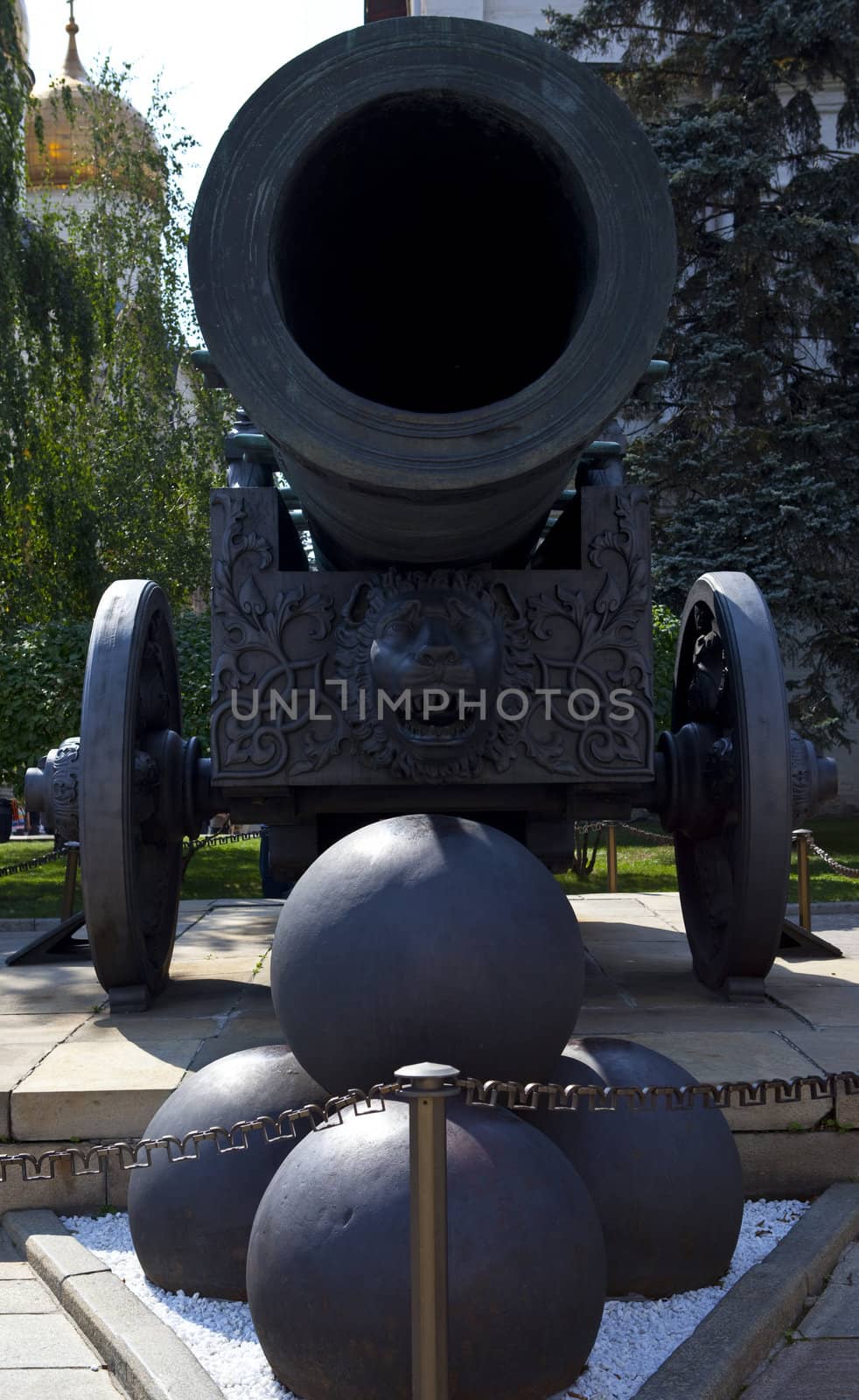 Tsar Cannon at the Kremlin in Russia.