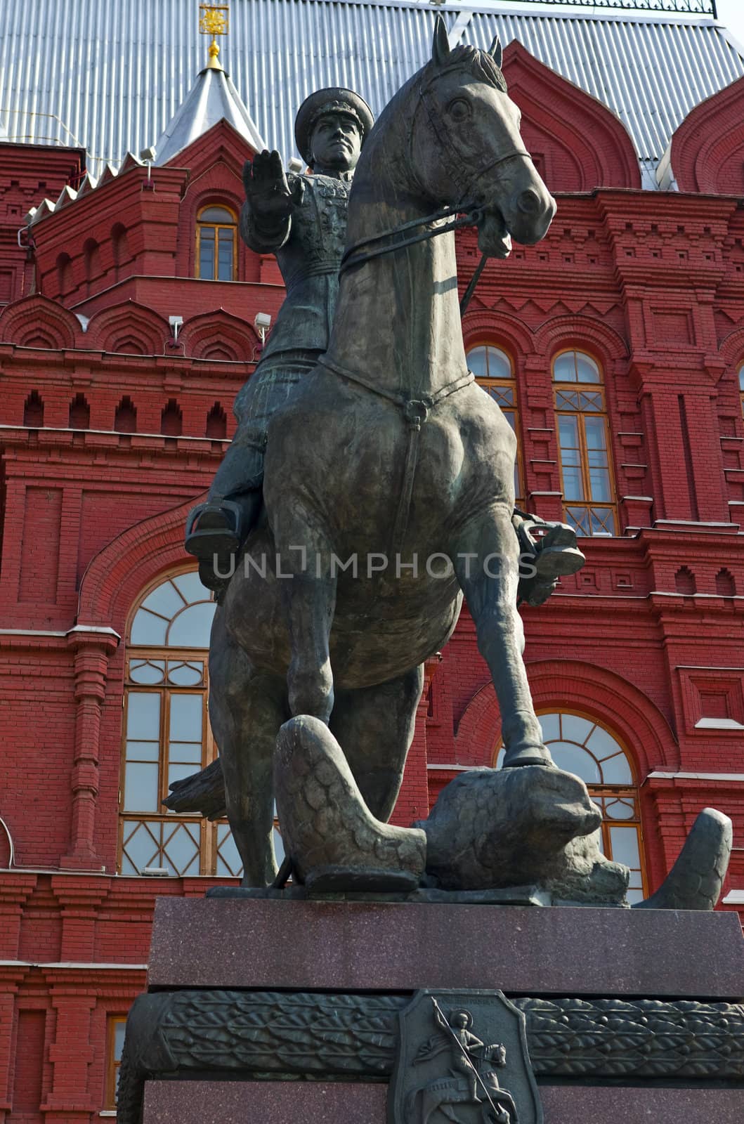 Marshal Zhukov Monument in Moscow by chrisdorney