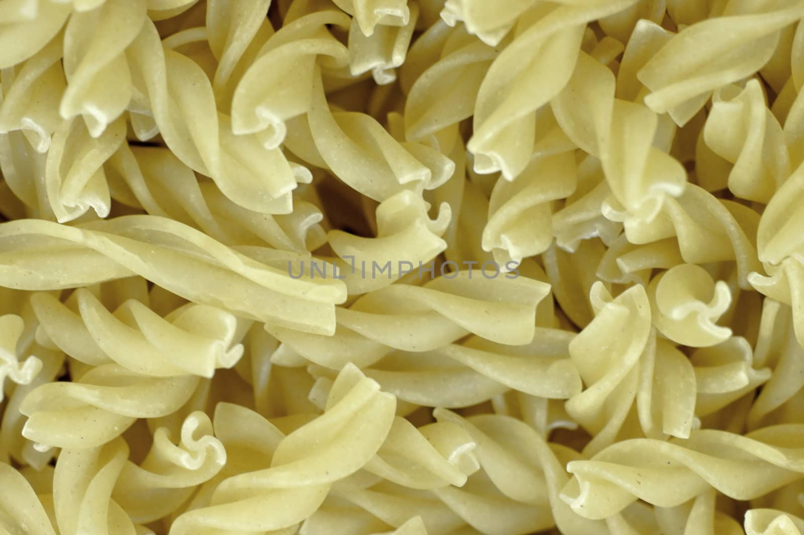 uncooked spaghetti background of close-up