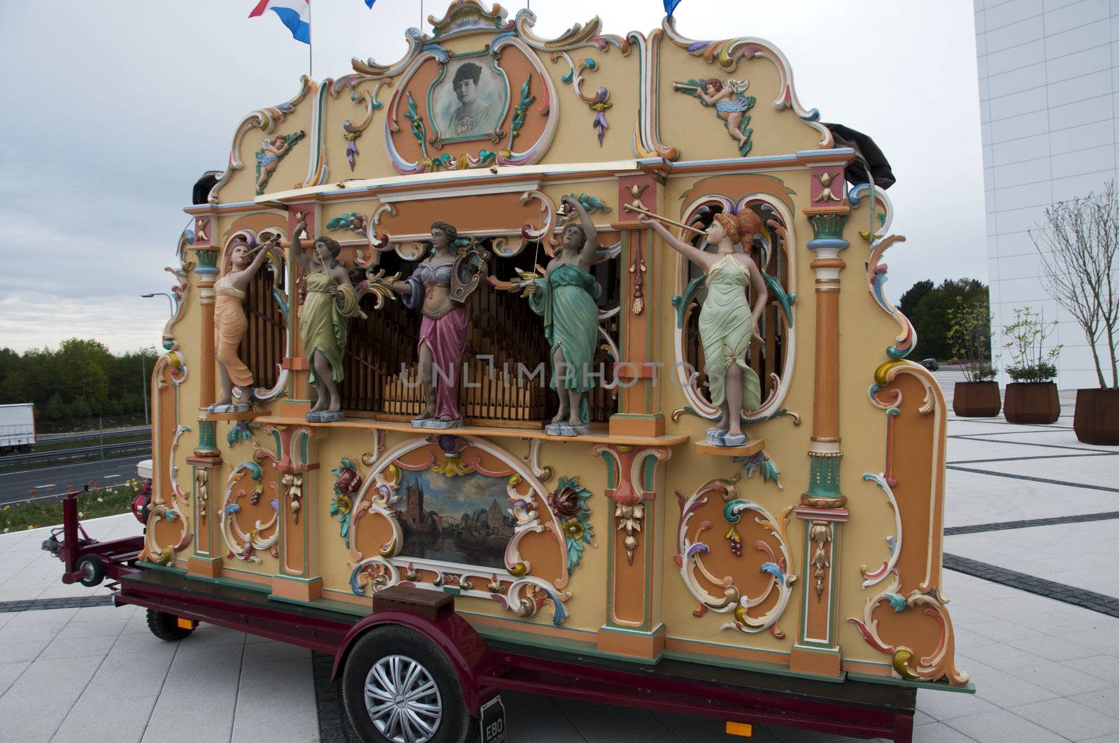 typical dutch street organ for public music