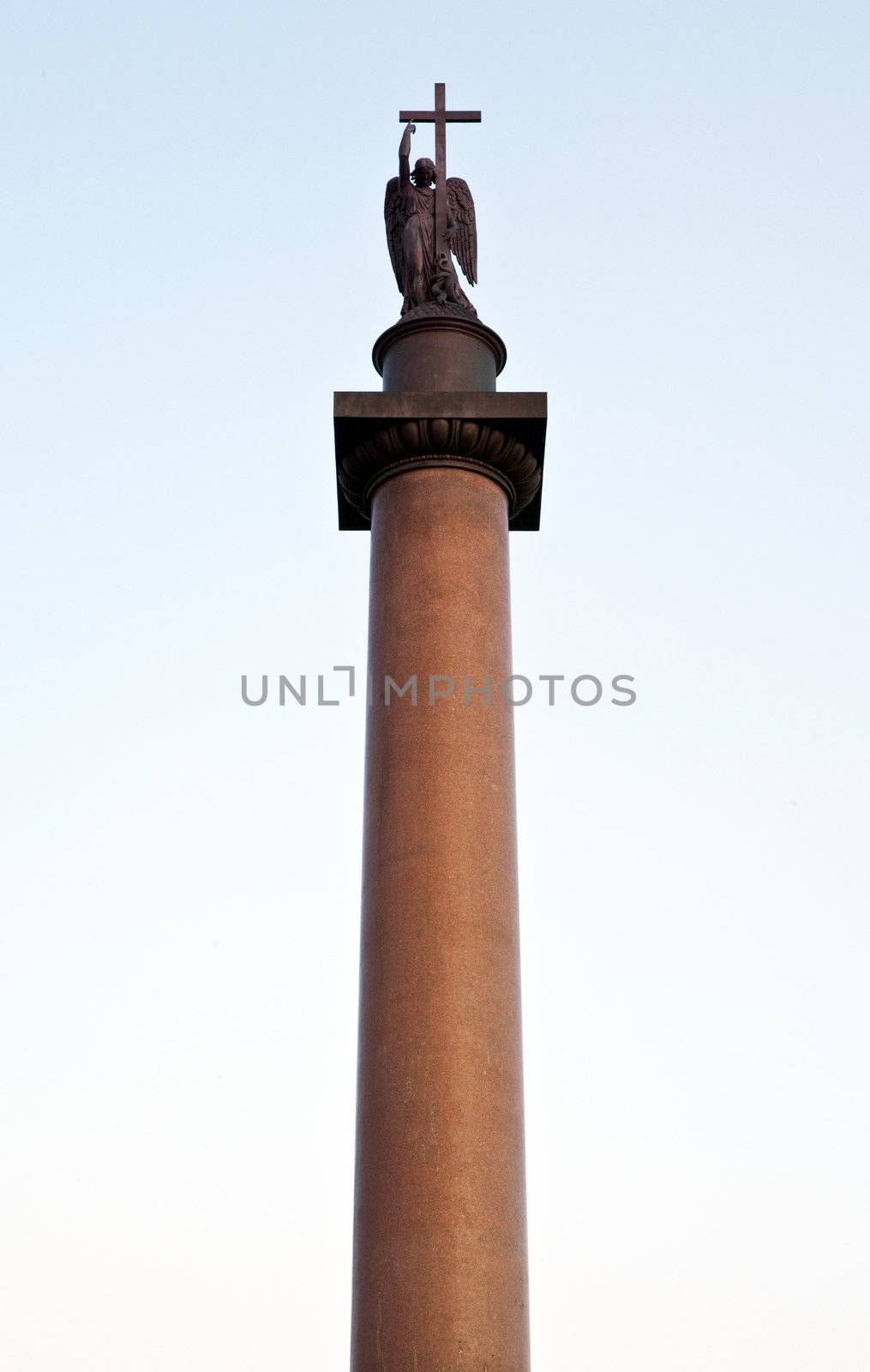 Alexander Column, Palace Square in St Petersburg.