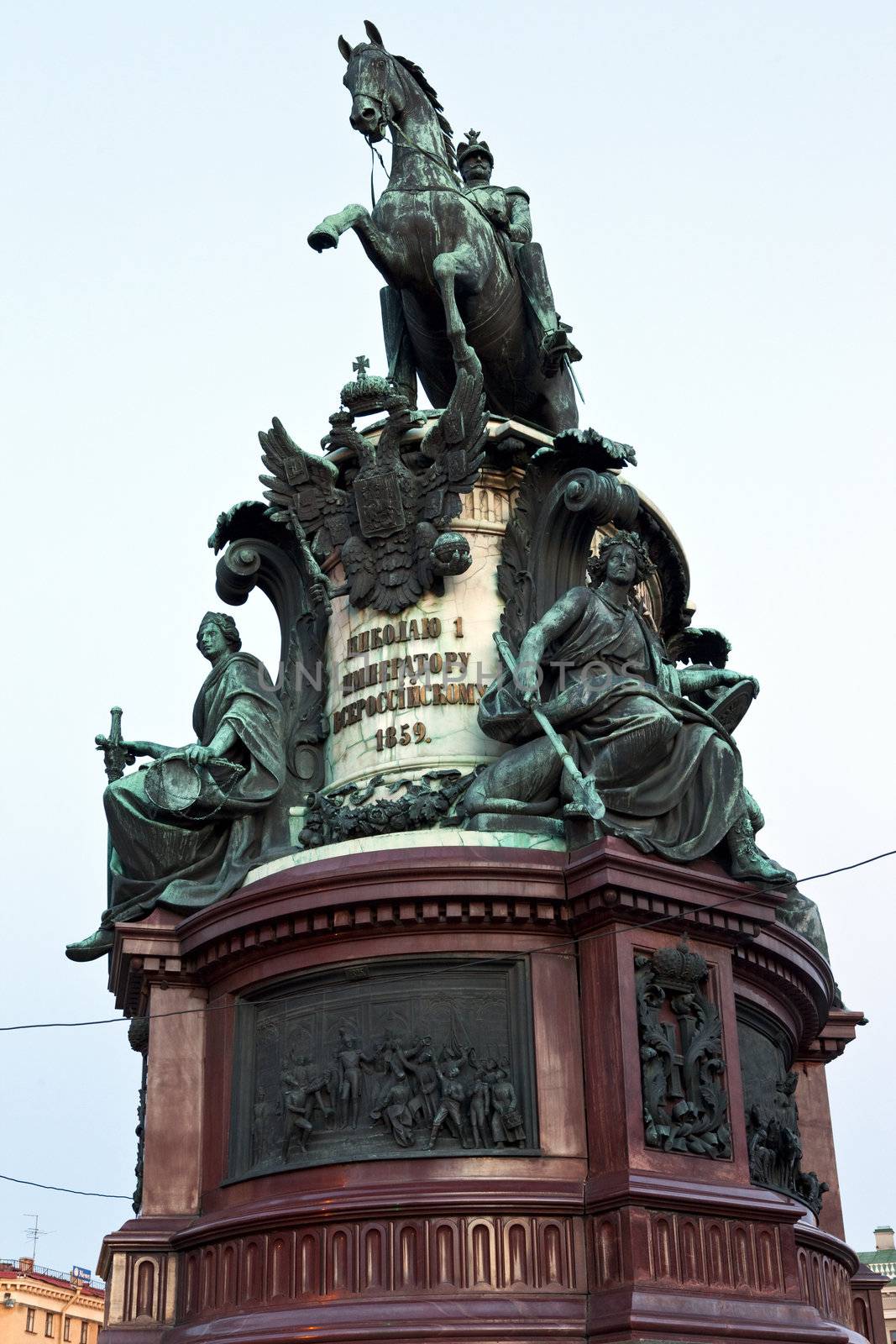 Nicholas I Statue/Monument (St Isaac's Square), St Petersburg.
