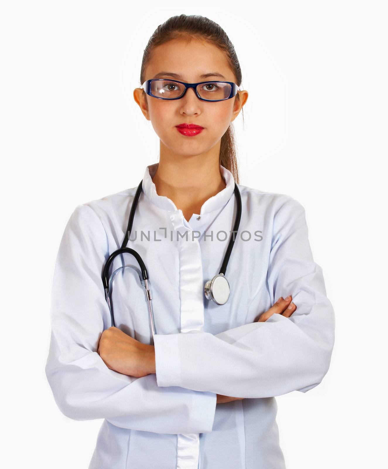 Young Professional Doctor With Stethoscope