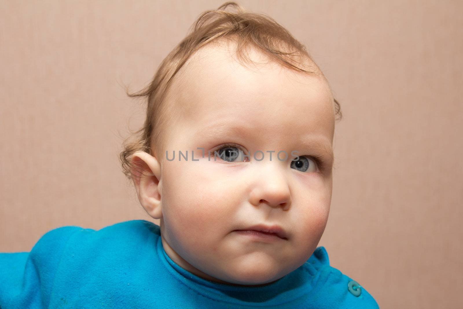 portrait of a baby boy by schankz