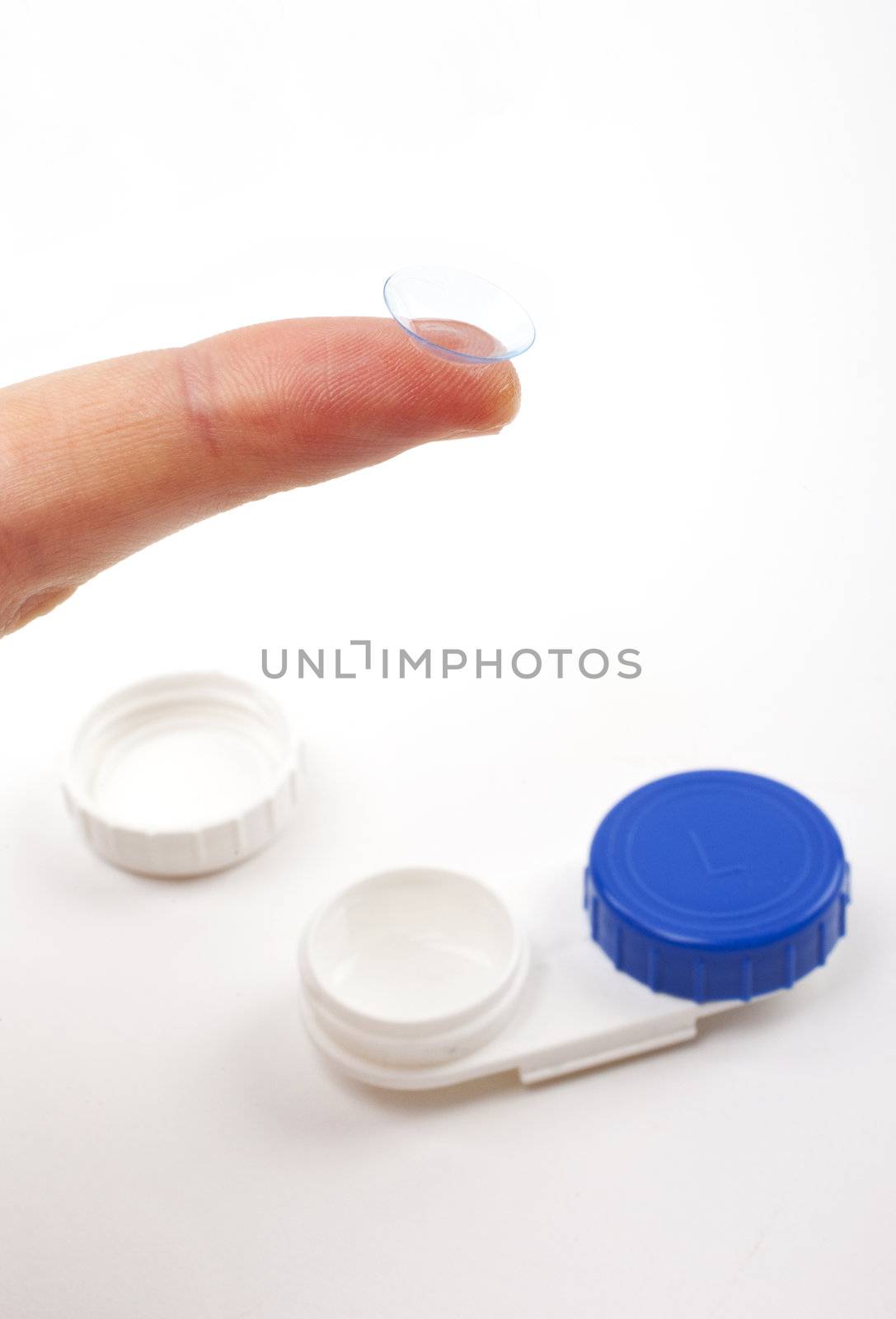 Contact Lenses and Case.