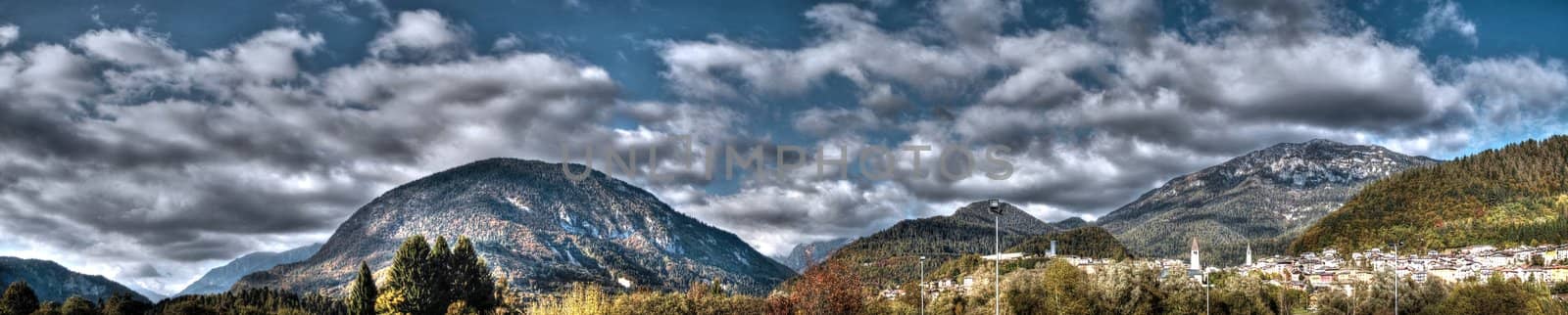 A shoot of Castello Tesino, a small village in the Trentino Country.