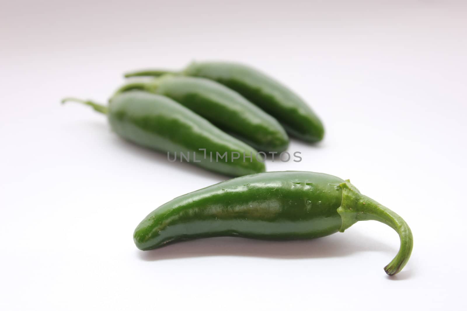 Green Jalapeno Peppers by abhbah05